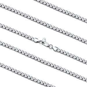 Stainless Steel Box Chain Necklace Minimalist Chic Men's Jewelry Gift